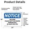Signmission Welcome Please Wait To Be Seated Someone, 24 in W x Rectangle, Vinyl Decal OS-2PACK-NS-D-1824-L-19020 - alternate 5